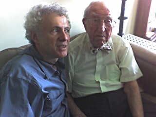 Dr Bursztajn with Dr Hamm smiling