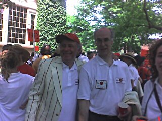 Dr Hamm with Dr Bursztajn smiling