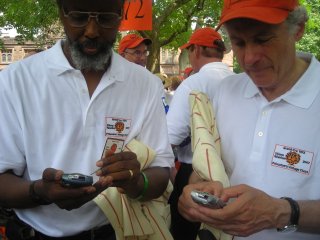 Hinton and Bursztajn with Treos