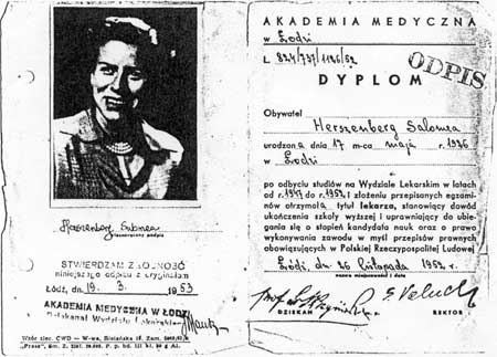 Author's medical diploma